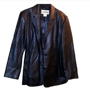 100% Genuine leather retro jacket